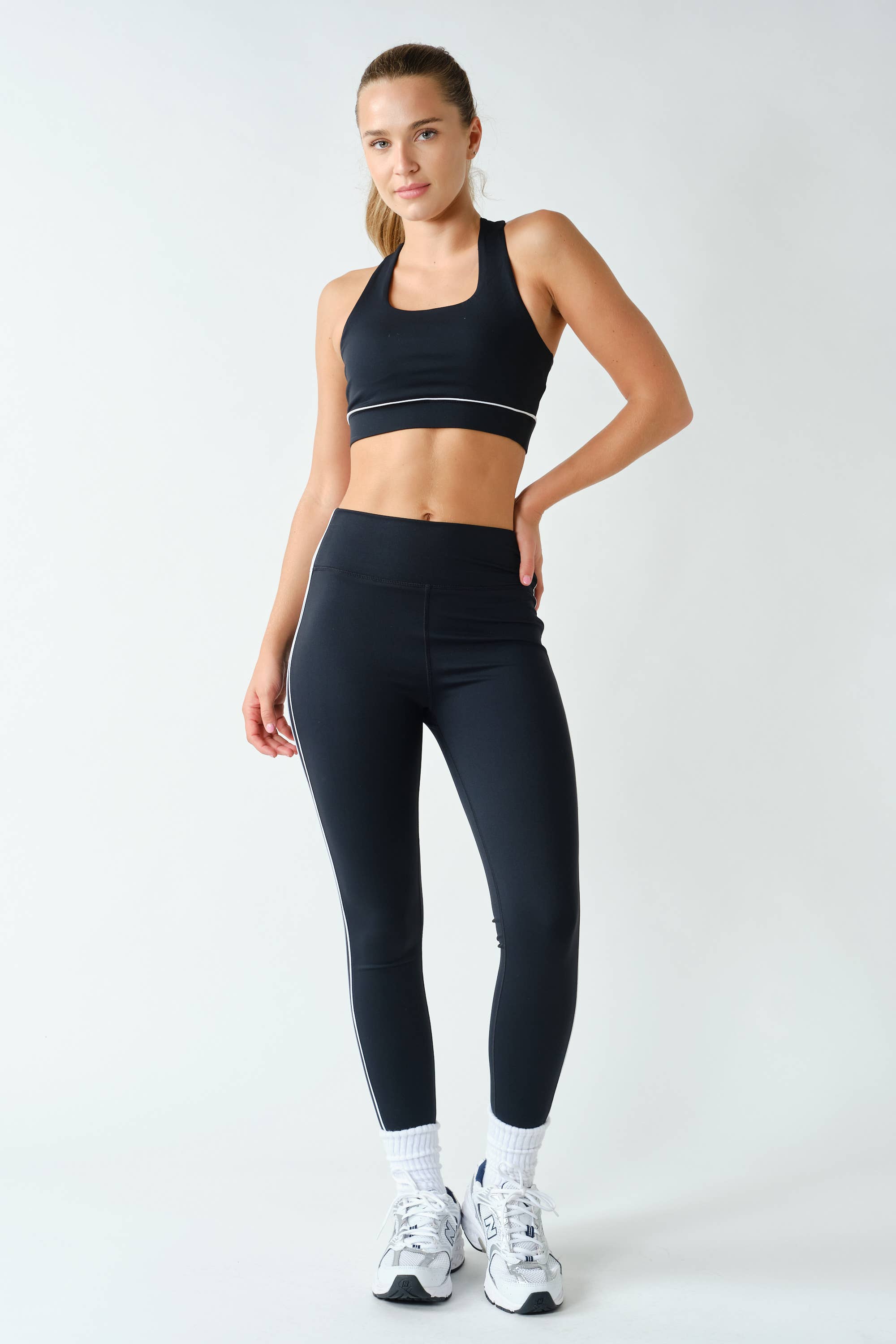 Piper Align Contrast Leggings with Piping