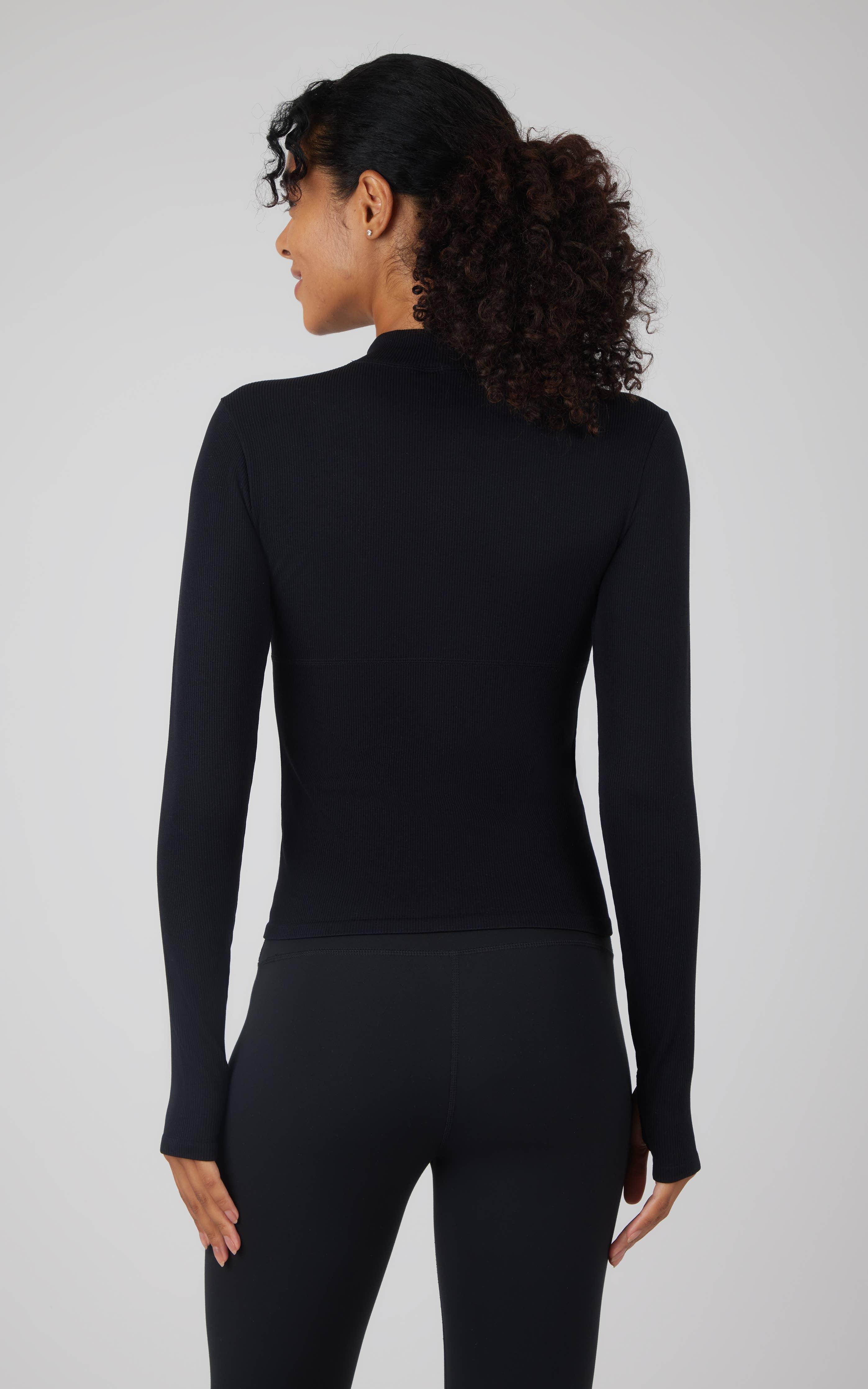 Women's Seamless Long Sleeve with Corset Details