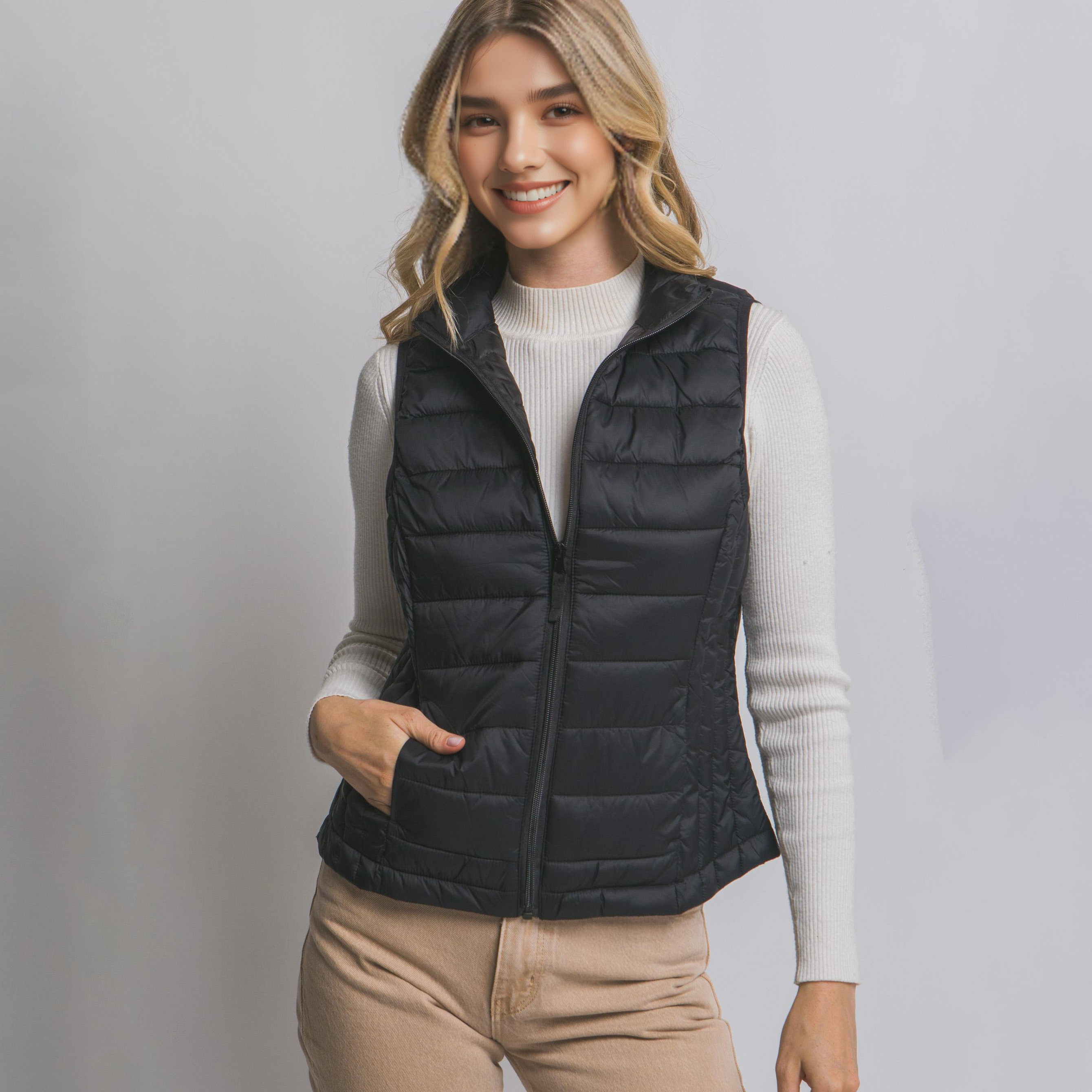 Ultra Lightweight Padded Puffer Vest w/ Pouch