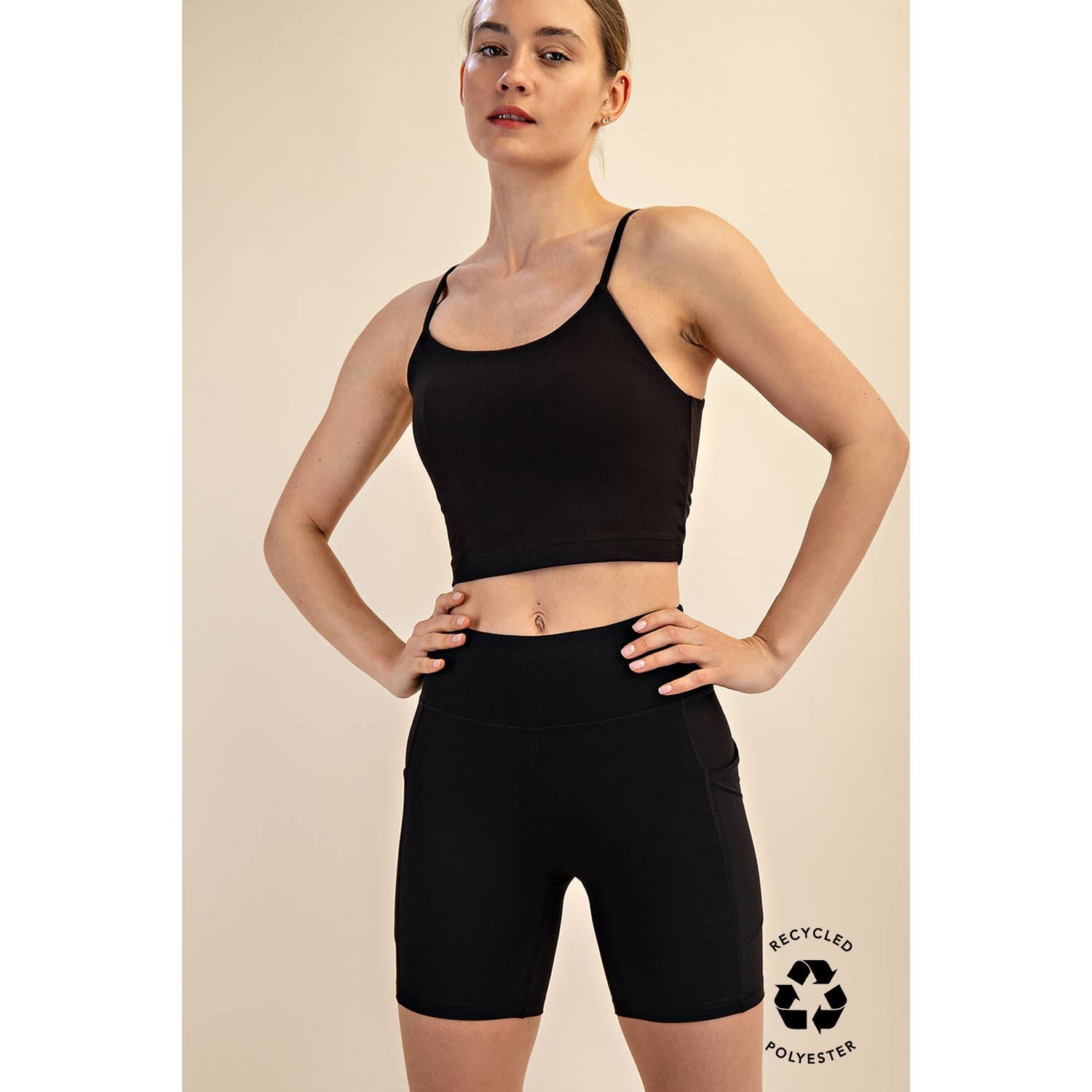 6 INCH BIKER SHORTS WITH SIDE POCKETS