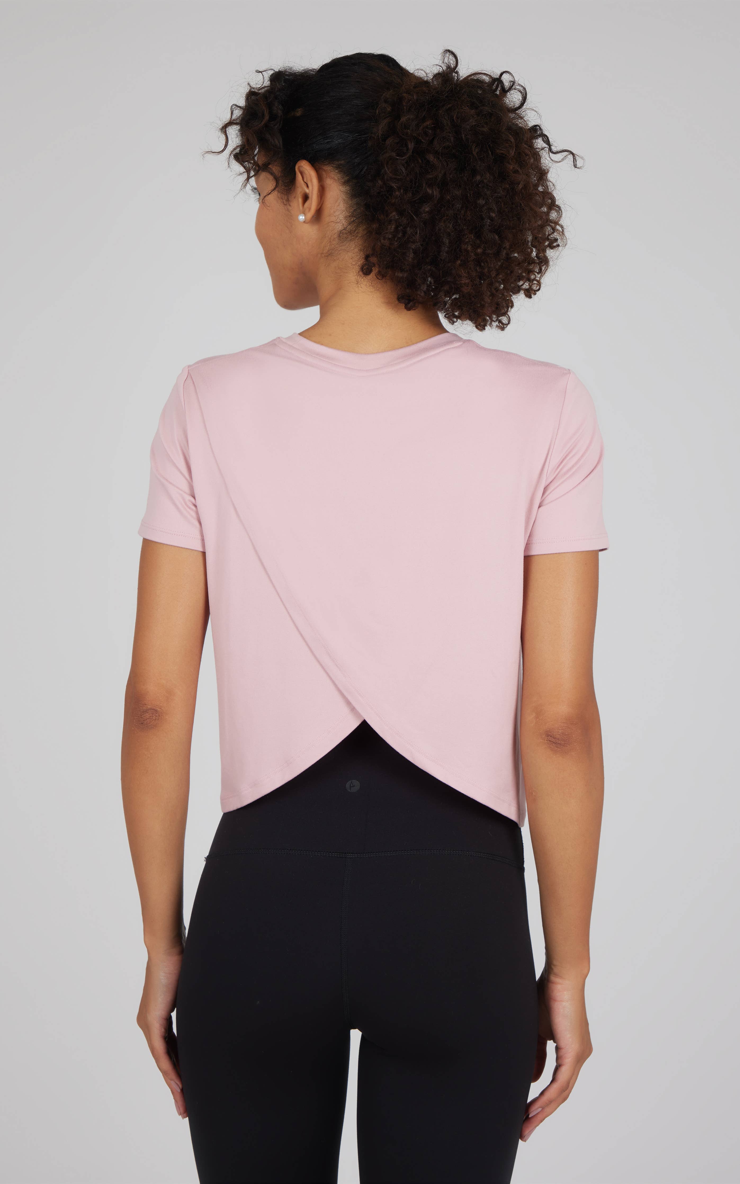 Women's Super Soft Short Sleeve Tee w Tulip Back