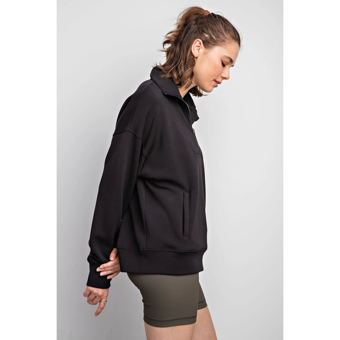 MODAL SCUBA QUARTER ZIP PULLOVER
