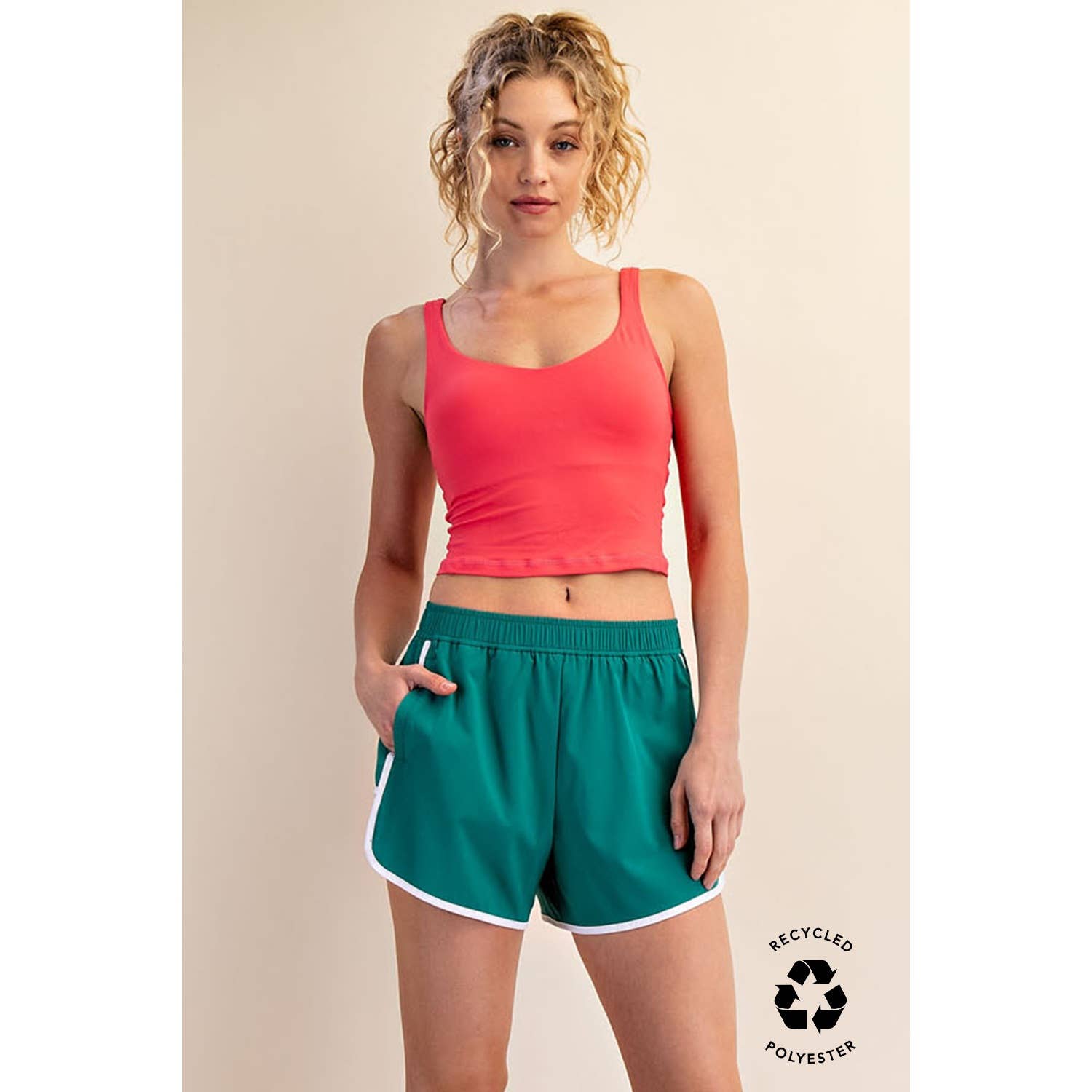 RECYCLED BUTTER TIGER SHORT