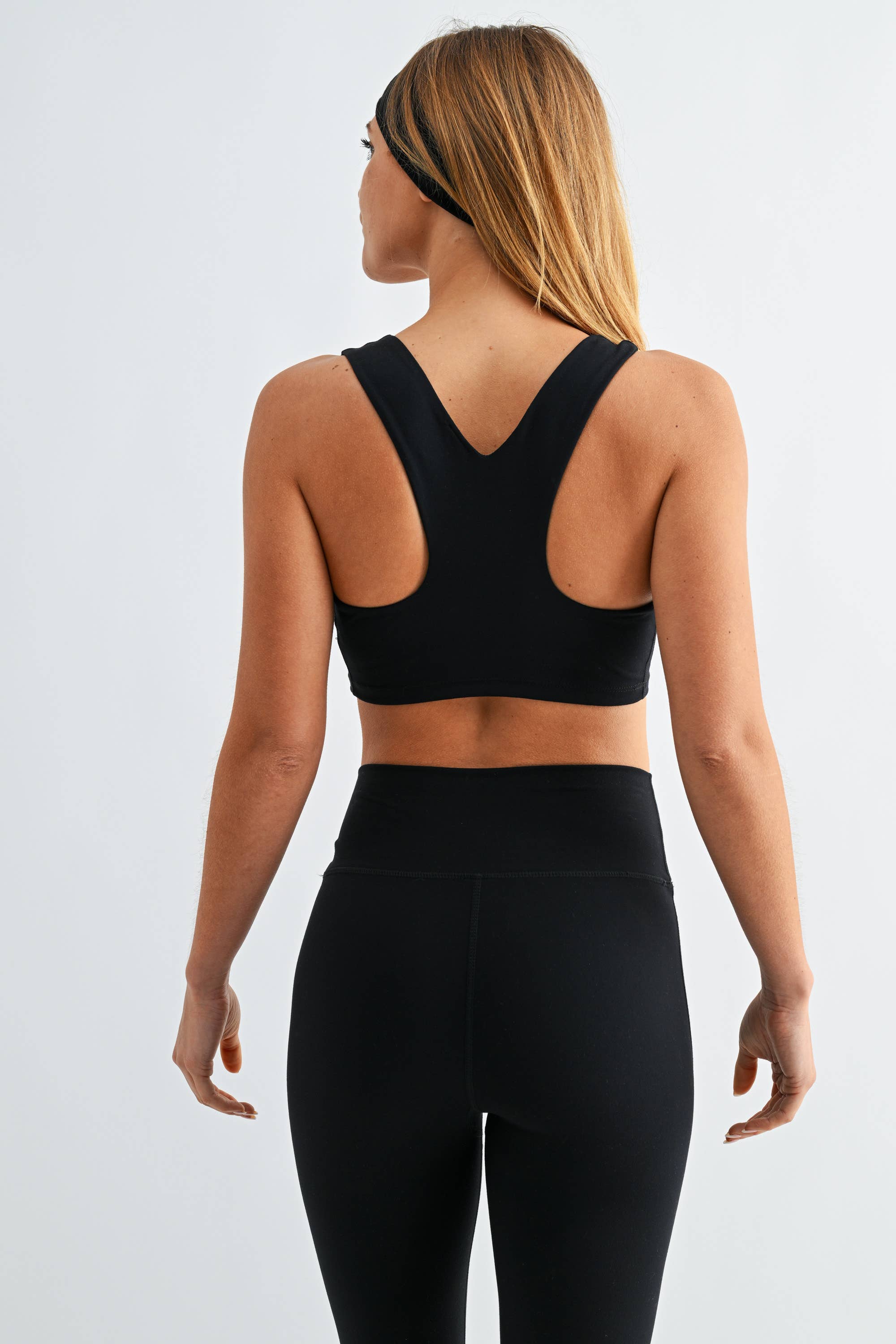 Venice Cloud Light Square Neck Sports Bra