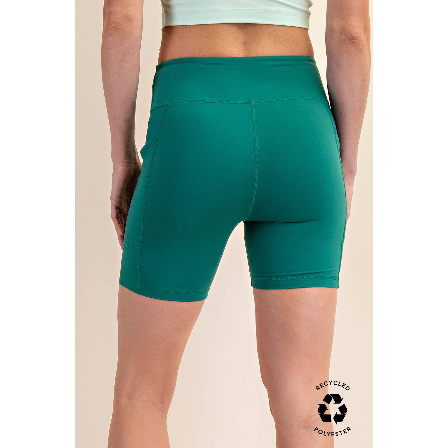 6 INCH BIKER SHORTS WITH SIDE POCKETS