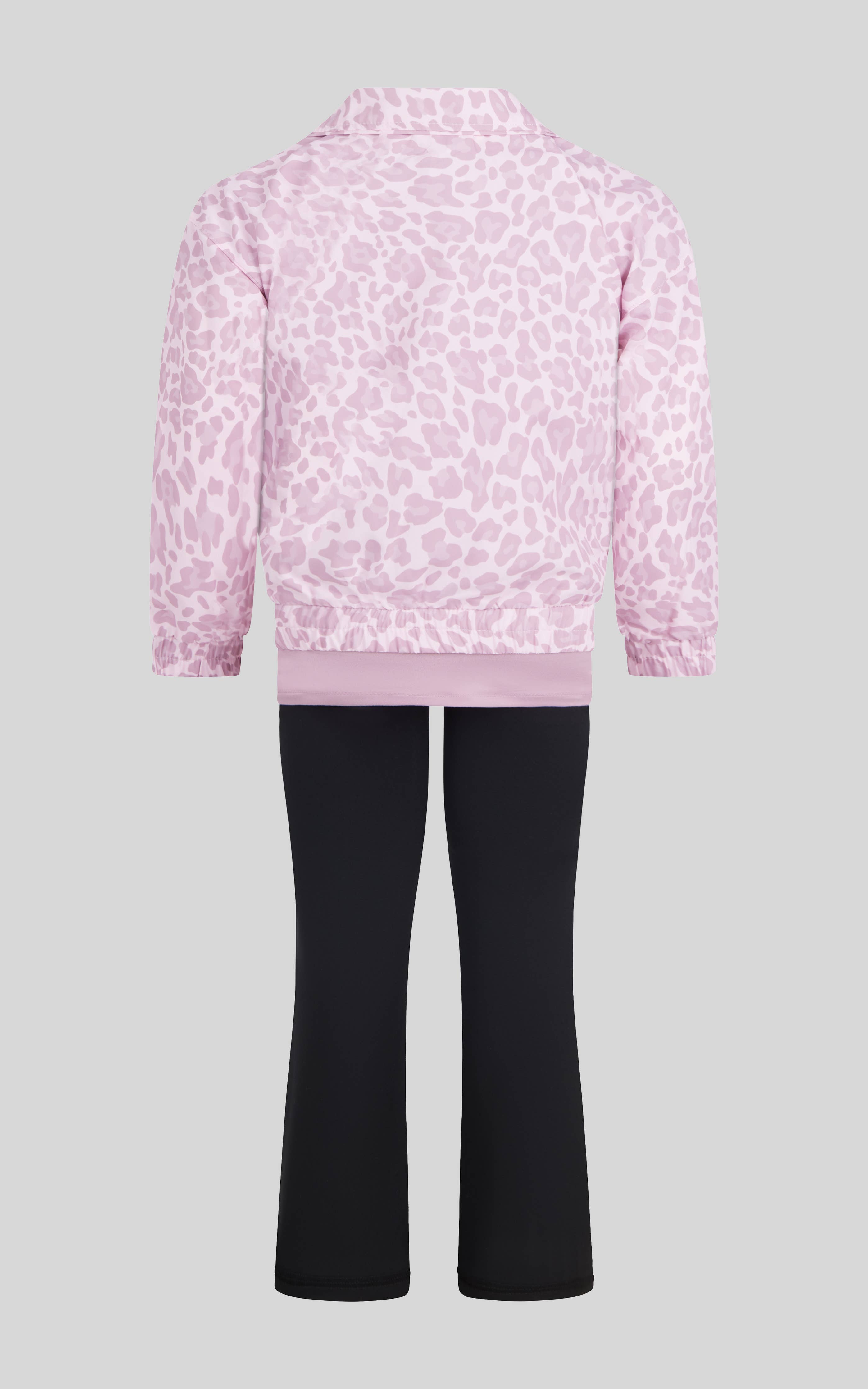 Toddler Girls Half Zip Windbreaker, Tee, Flare - 3 PC SET
