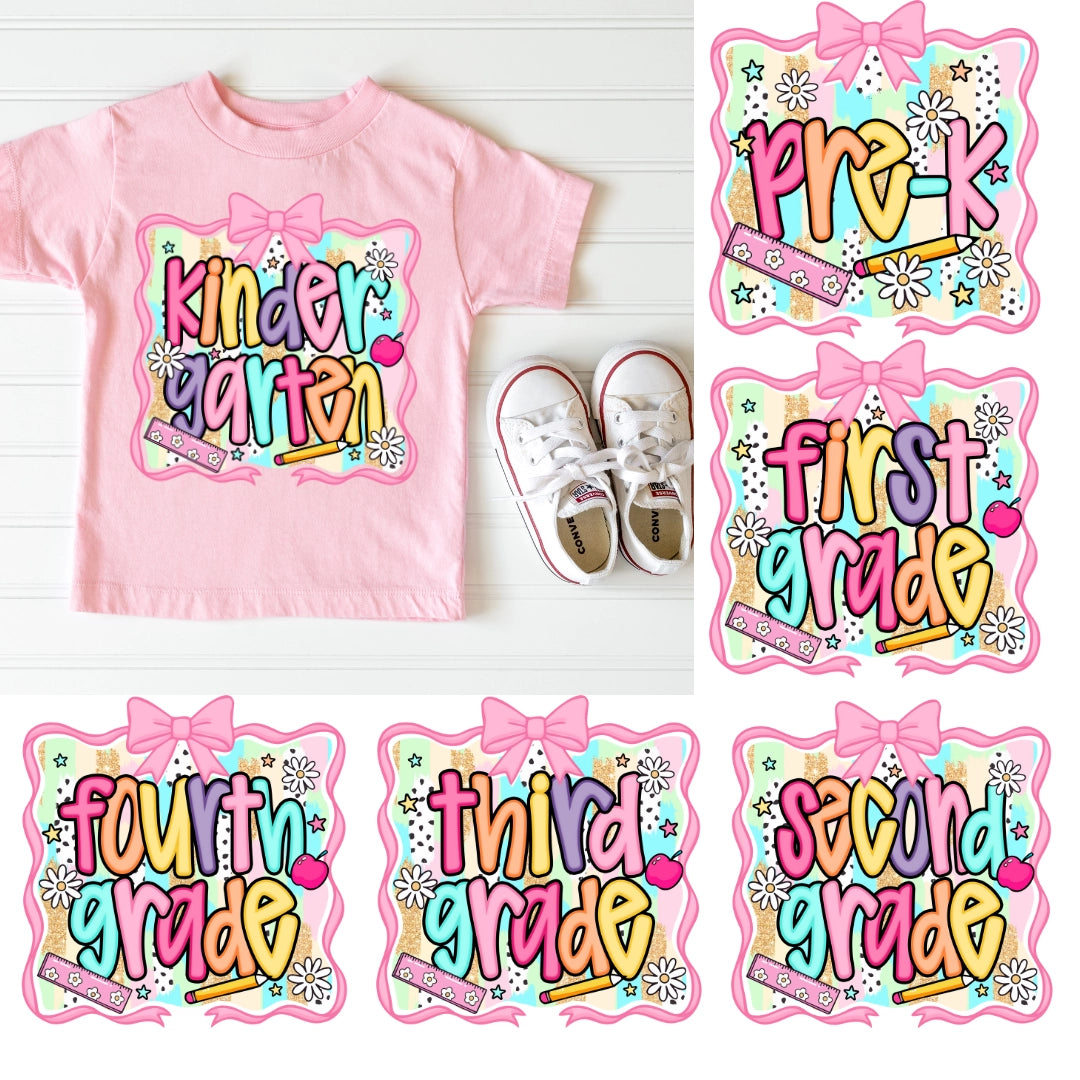 Preppy Back To School Girls Shirt